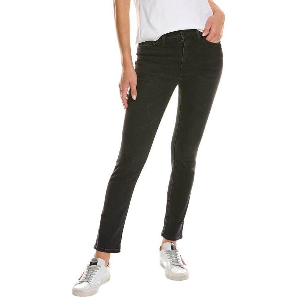 Hudson Women's Barbara High-Rise Super Skinny Ankle Denim Jeans Sz 30 Black NWT